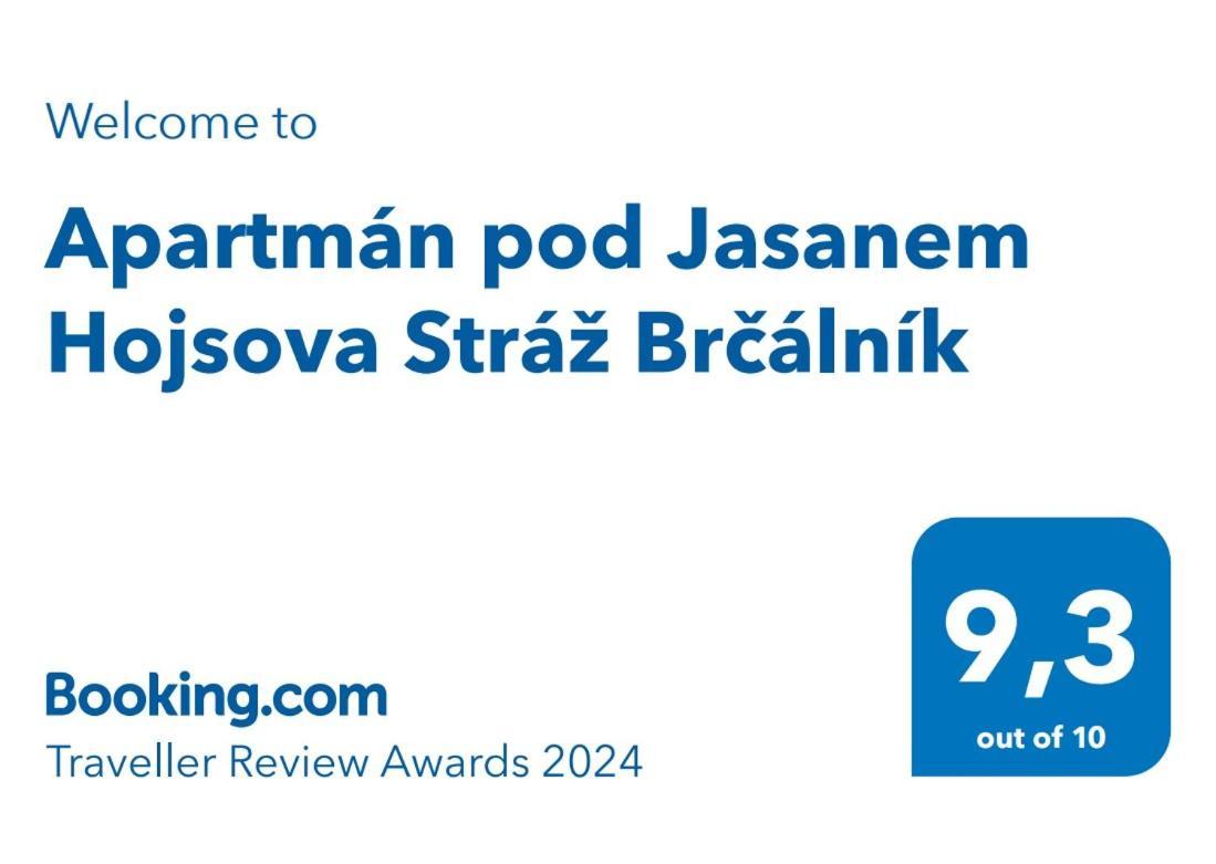 Ferienwohnung Apartman Pod Jasanem Hojsova Straz Brcalnik Železná Ruda Exterior foto