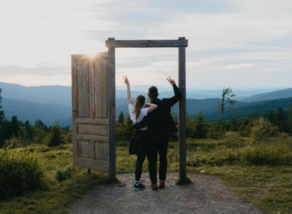 Ferienwohnung Apartman Pod Jasanem Hojsova Straz Brcalnik Železná Ruda Exterior foto